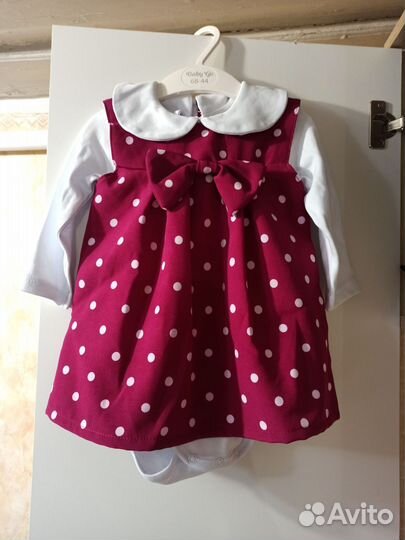 Платье боди 74 80 на 1 годик