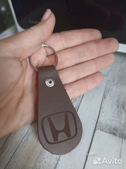 Брелок Хонда кожа