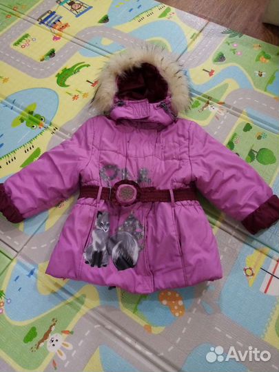 Зимний костюм на девочку