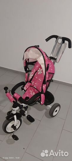 Трехколесный велосипед коляска