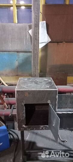 Мангал с печкой