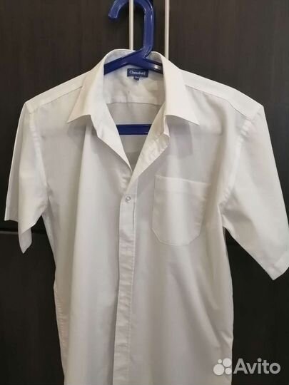 Рубашка школьная для мальчика белая