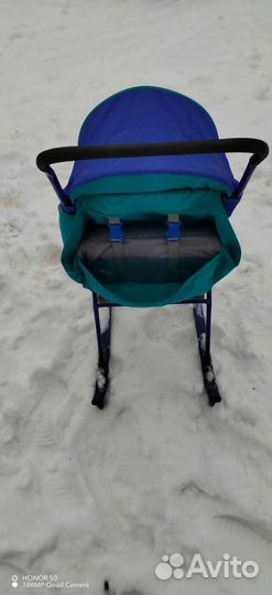 Детские санки коляска бу