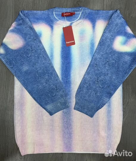 Свитер Supreme Blurred Logo Sweater