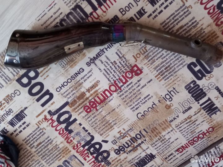 Выхлоп мопед, мотоцикл 45мм