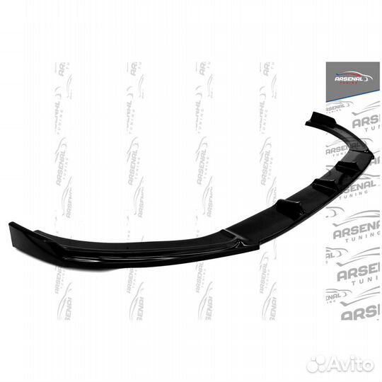 Сплиттер переднего бампера для KIA RIO 3 рест