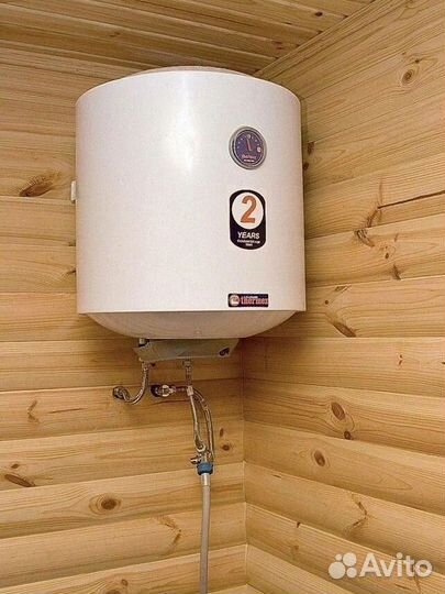 Установка бойлера водонагревателя и сантехники