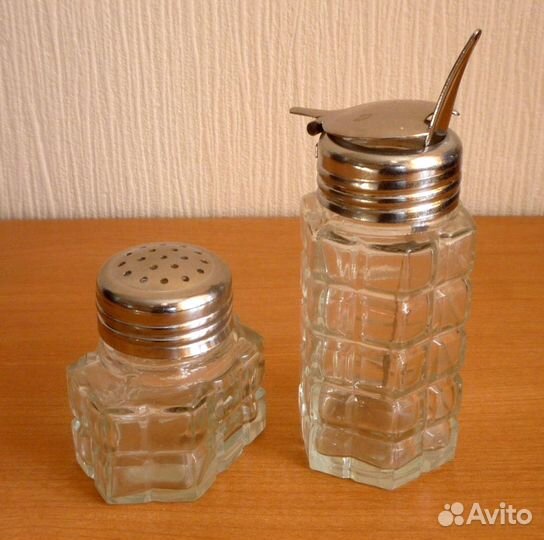 Солонка, перечница, горчичница СССР