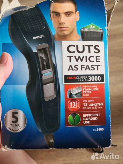 Машинка для стрижки philips HC3400