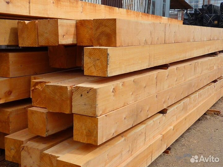 Брус из сосны 100х150мм, гост