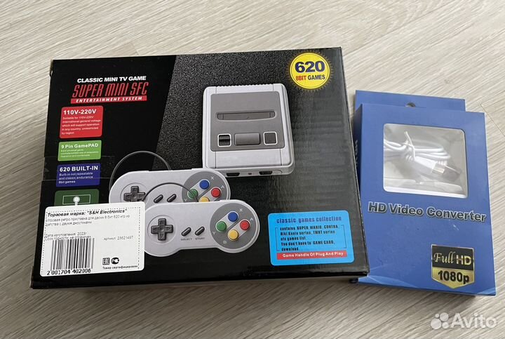 Игровая приставка ретро Super mini SFC 8bit
