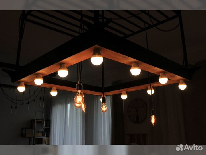 Светильник в стиле лофт