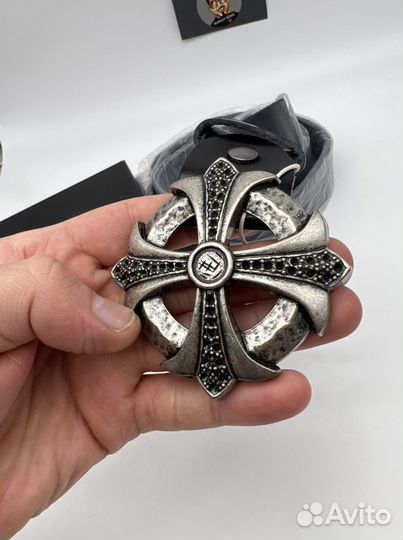 Chrome hearts ремень кожа