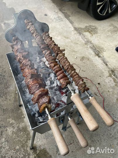 Мангал автоматический угольный