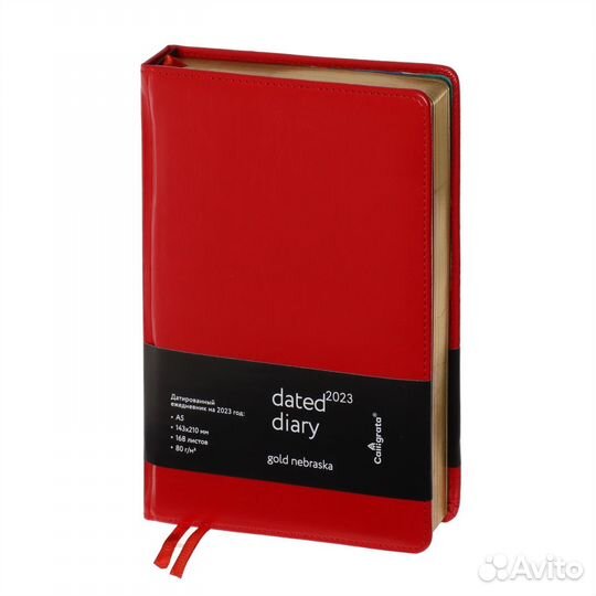 Ежедневник датированный 2025 г. А5 168л Небраска