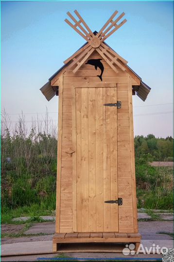 Дачный туалет деревянный JWL460
