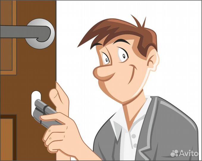 Установка дверных замков