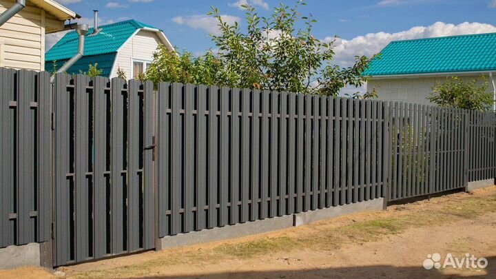 Евроштакетник, Металлический штакетник