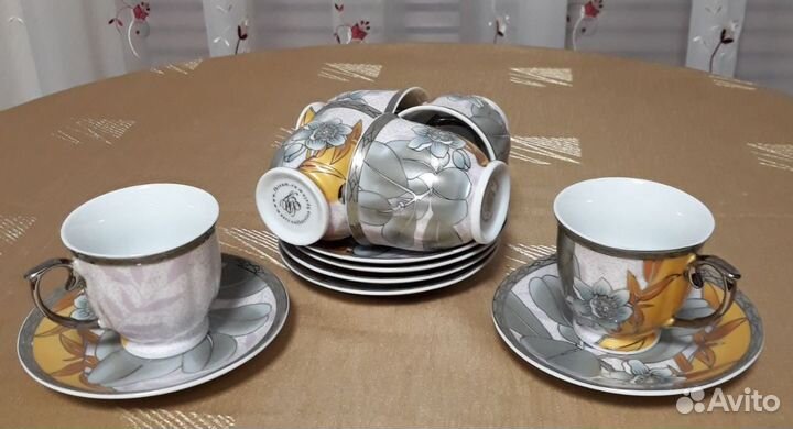 Кофейные чашки 6 шт