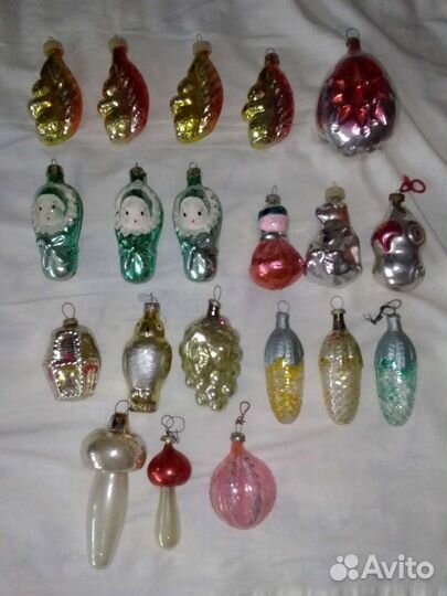 Елочные игрушки СССР