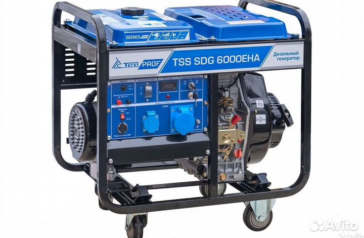 Дизель генератор TSS SDG 6000EHA