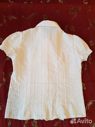 Рубашка белая детская для девочки