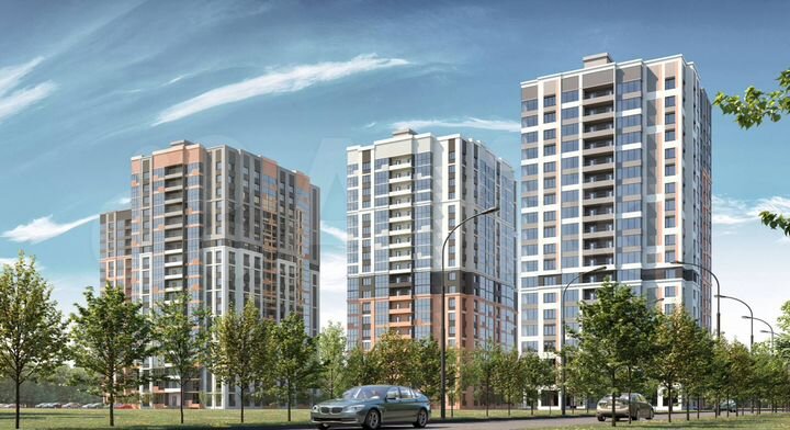 Квартира-студия, 23,3 м², 13/19 эт.