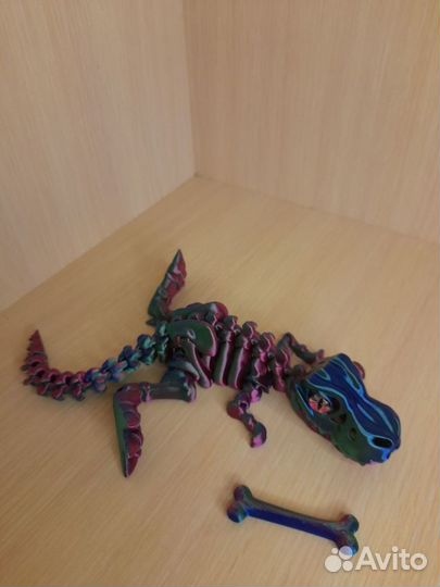 Динозавр тирекс 3D игрушка 25 см