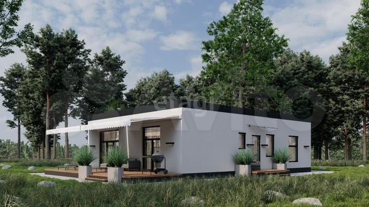 Дом 123 м² на участке 9,5 сот.