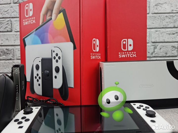 Игровая консоль Nintendo Switch oled White