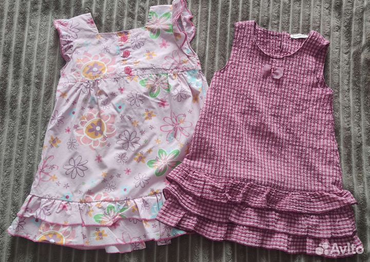 Вещи пакетом на девочку 80-86 размер