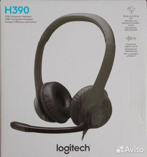 Гарнитура logitech h390