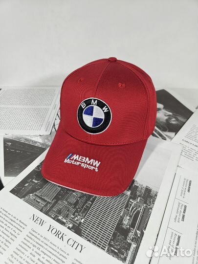 Бейсболка BMW M стиль красная