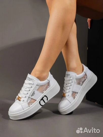 Кеды женские Twinset Milano сеточный «36-40»