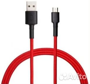 Кабель Xiaomi Mi Braided USB - USB Type-C 1 м Red