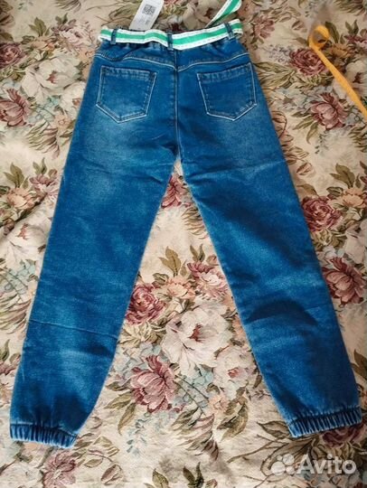 Джинсы утеплённые на мальчика