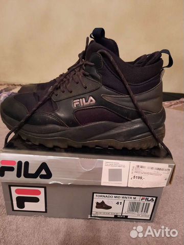 Теплые ботинки кроссовки 41р fila