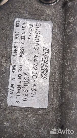 Компрессор кондиционера Toyota Corolla Verso, 2002