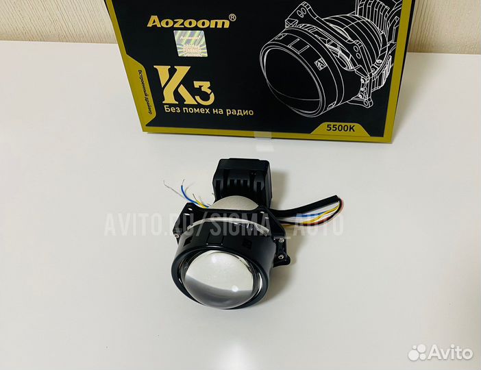 Светодиодные линзы билед Aozoom K3 Dragon Bi-Led