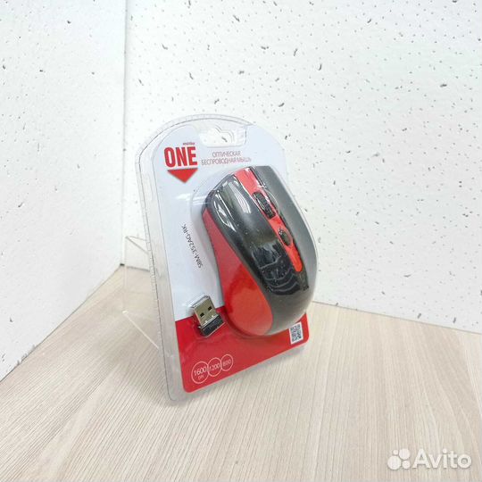 Мышка беспроводная SmartBuy ONE 352 черно/красная