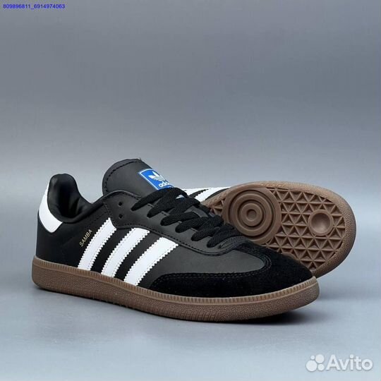 Кроссовки Adidas Samba Black (Арт.92295)