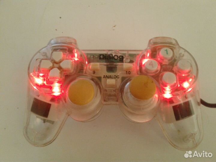 Геймпад проводной DIalog GP-A11EL прозрачный