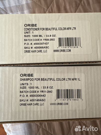 Oribe шампунь,кондиционер color 1000 мл