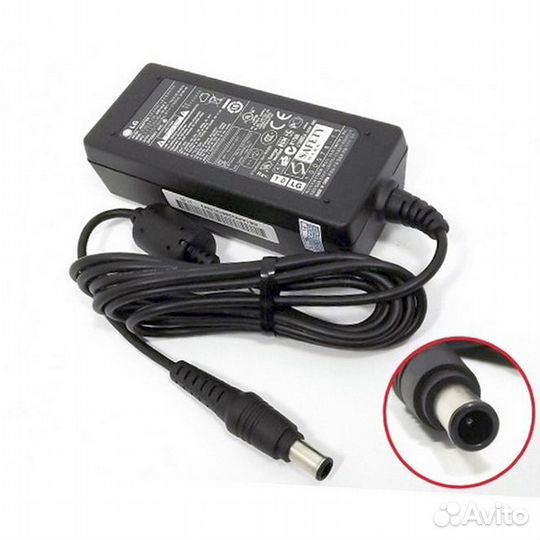 Блок питания для монитора LG 19V 0.8A - 1.3A