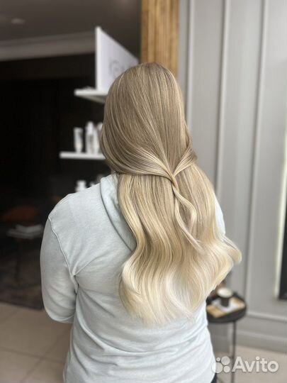 Окрашивание волос блонд