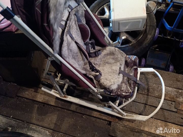 Сани коляска детские