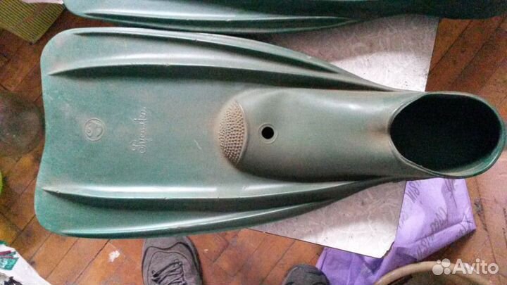 Ласты, маска, трубка (Русалка) СССР Винтаж