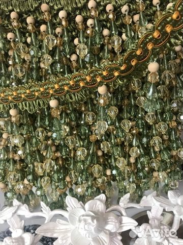 Стеклярус бахрома для штор в ассортименте