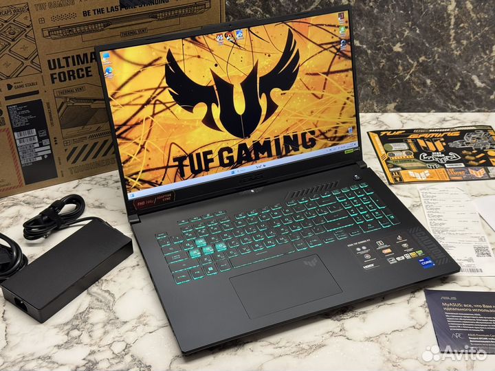 Новый Asus TUF F17 I7-13620H/RTX 4060/16GB DDR5