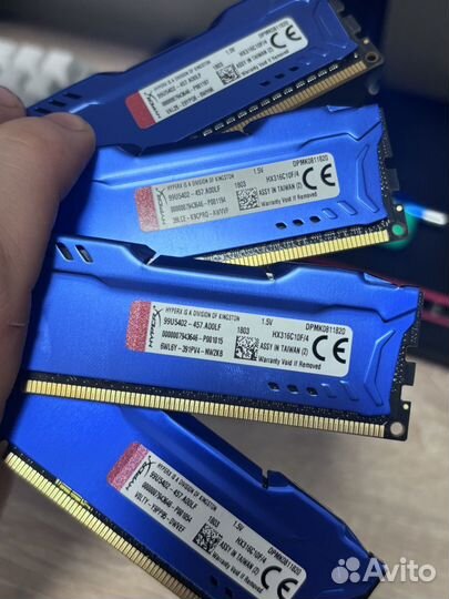 Ddr3 Kingston hyperX 4x4gb (16gb)